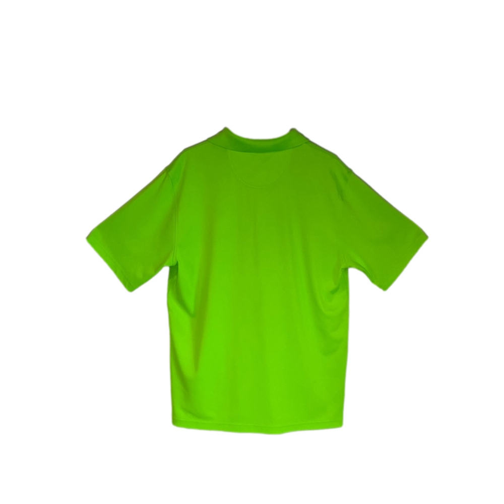 Greg Norman for Tasso Elba Men’s Neon Green Polo Shirt - Picture 3 of 4